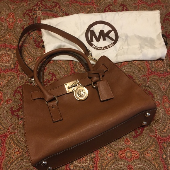 Michael Kors Medium Hamilton Handbag - Picture 1 of 6